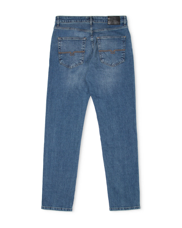 Tapered Fit Denim Jeans Washed Vintage
