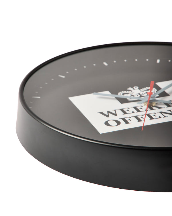 Orologio da parete nero per prigione