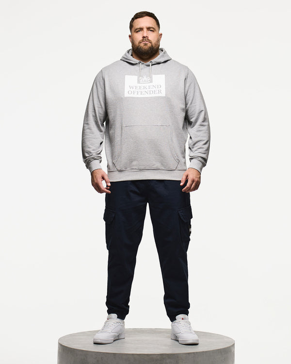 Plus Size - HM Service Classic Hoodie Grey Marl