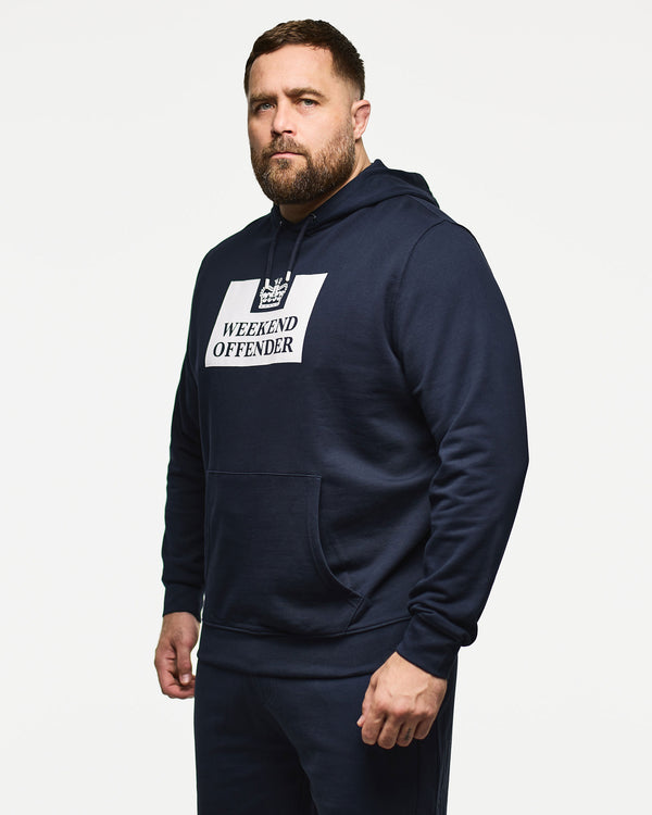 Plus Size - HM Service Classic Hoodie Navy