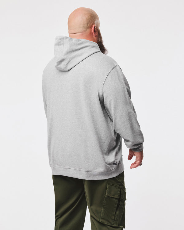 Plus Size - HM Service Classic Hoodie Grey Marl