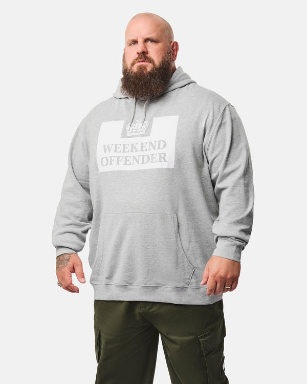 Plus Size - HM Service Classic Hoodie Grey Marl