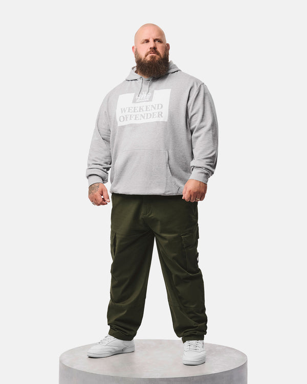 Plus Size - HM Service Classic Hoodie Grey Marl
