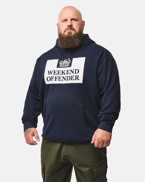 Plus Size - HM Service Classic Hoodie Navy