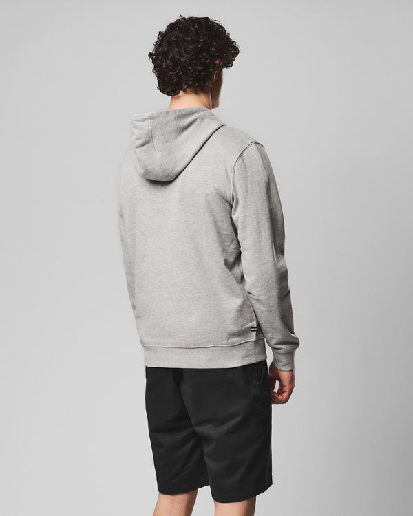 Felpa con cappuccio HM Service Classic Grey Marl
