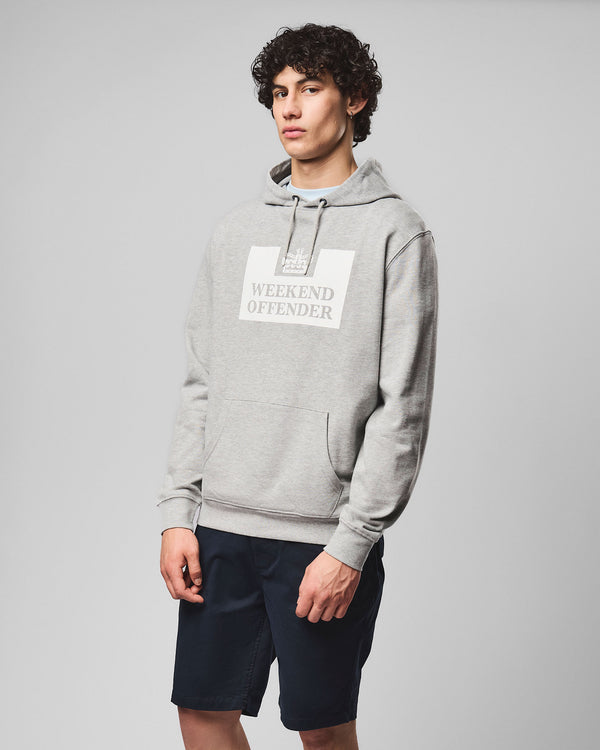 Felpa con cappuccio HM Service Classic Grey Marl