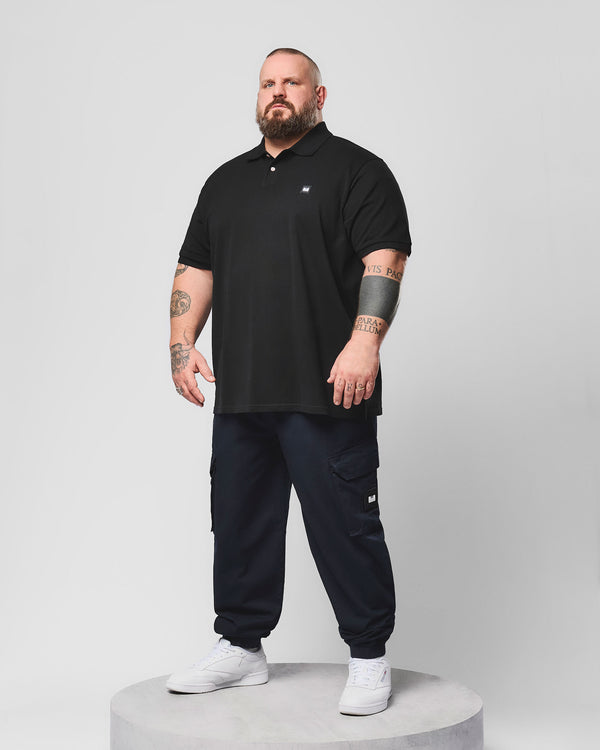 Plus Size - Heathcote Polo Shirt Black