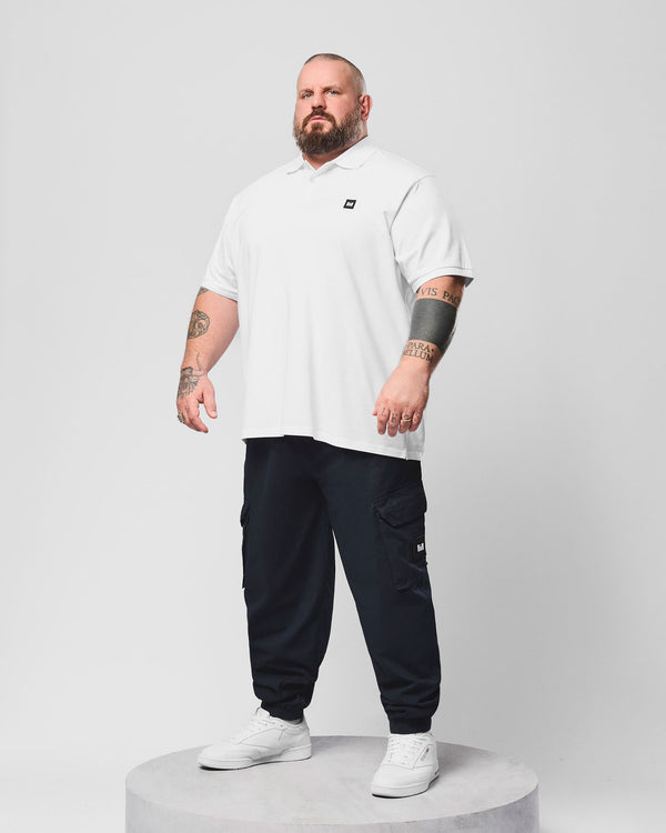 Plus Size - Heathcote Polo Shirt White