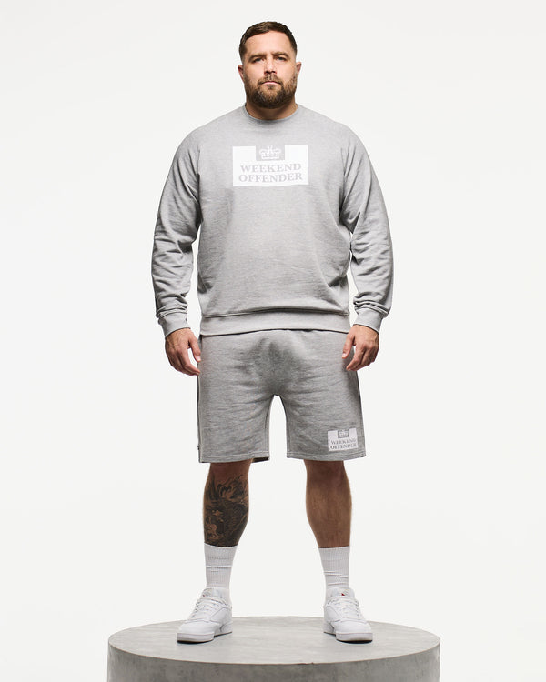 Plus Size - Action Classic Shorts Grey Marl