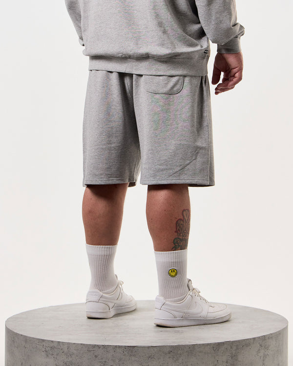 Plus Size - Action Classic Shorts Grey Marl