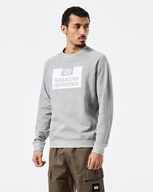 Penitentiary Classic Sweatshirt Grey Marl