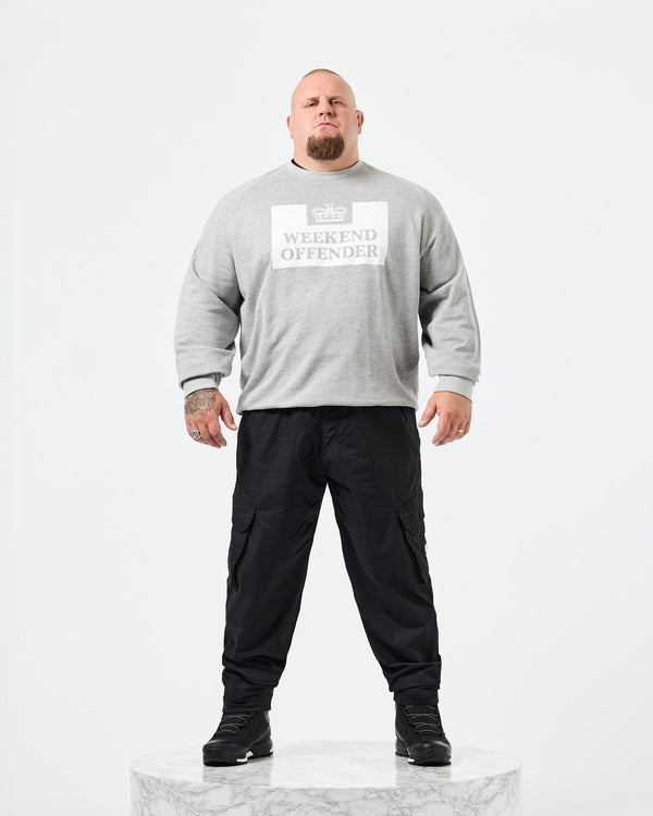 Plus Size - Penitentiary Classic Sweatshirt Grey Marl