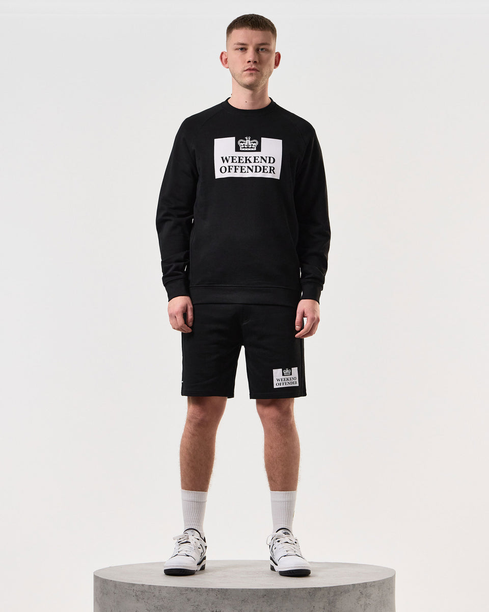 Penitentiary Classic Sweatshirt Black – Weekend Offender