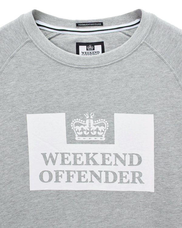 Plus Size - Penitentiary Classic Sweatshirt Grey Marl