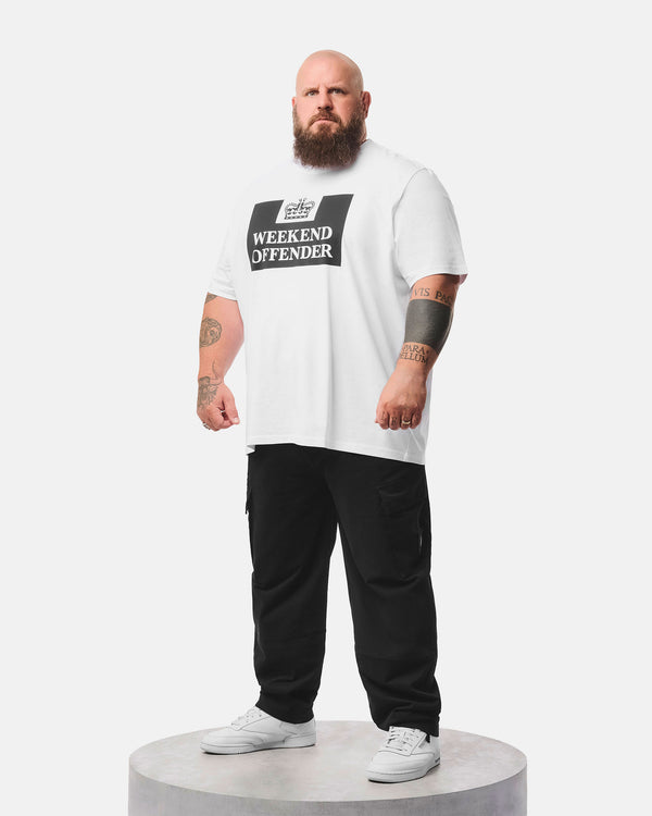 Plus Size - Prison Classic T-Shirt Weiß