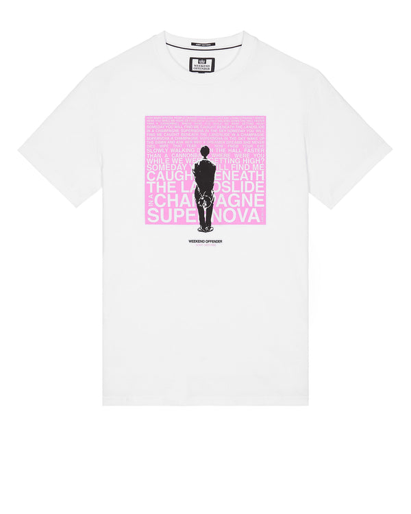 Supernova Graphic T-Shirt White/Pink