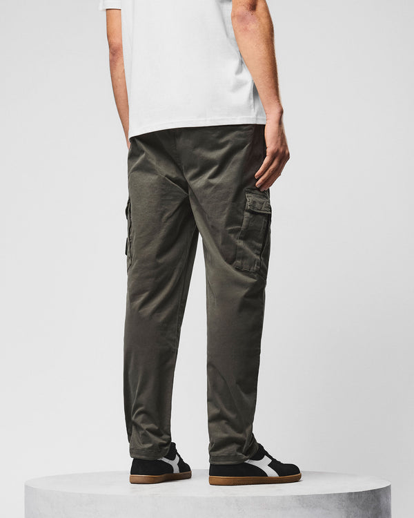 Eldon Relaxed Pant Black Forest Green