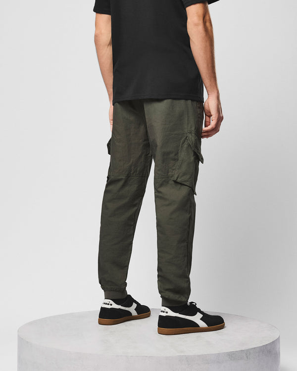 Pianemo Cargo Pant Nero Verde Foresta