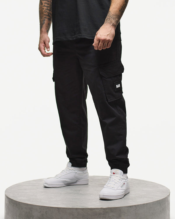 Plus Size - Pianemo Cargo Pants Black