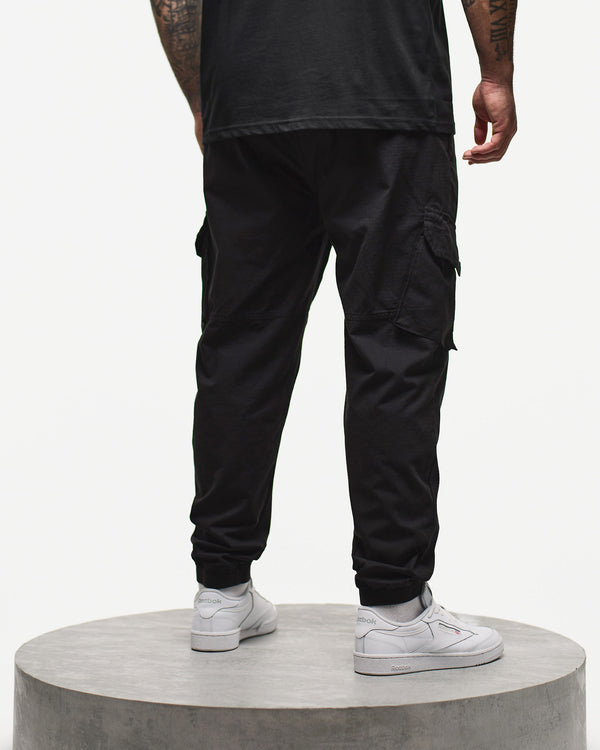 Plus Size - Pianemo Cargo Pants Black