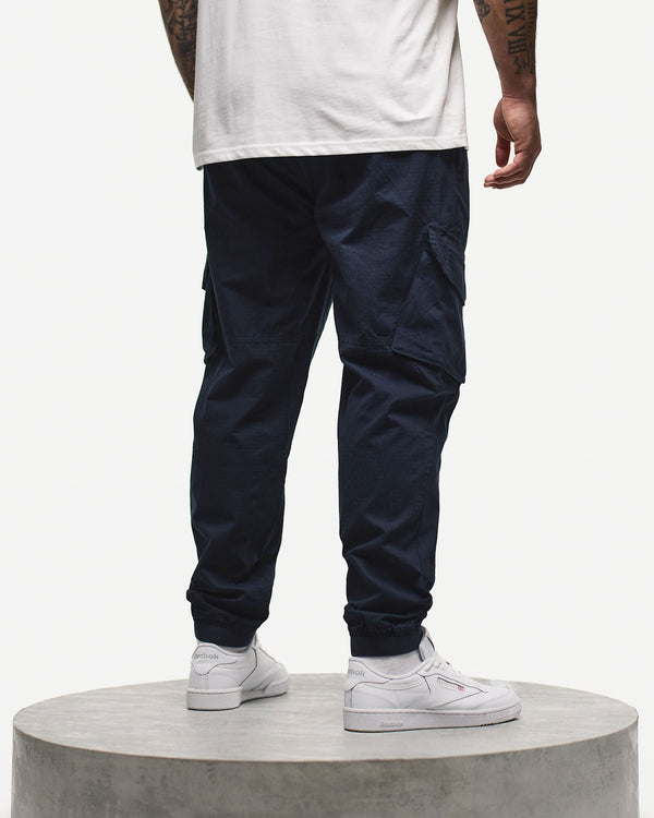 Plus Size - Pianemo Cargo Pants Navy