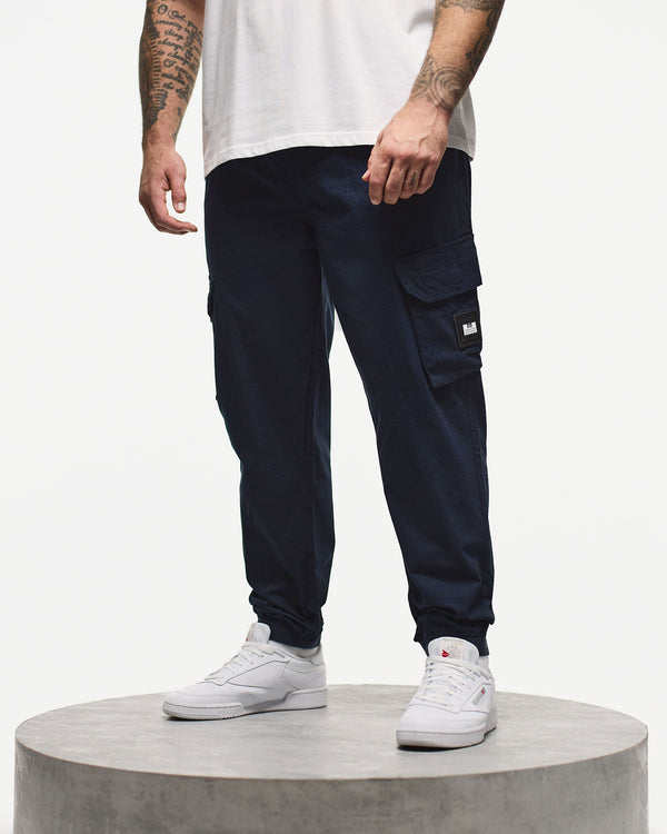 Plus Size - Pianemo Cargo Pants Navy