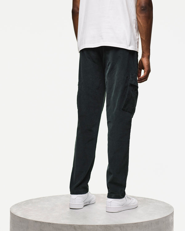 Zanardi Cord Technical Pants Black Forest Green