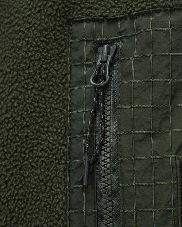 Vander Polar Fleece Pants Black Forest Green