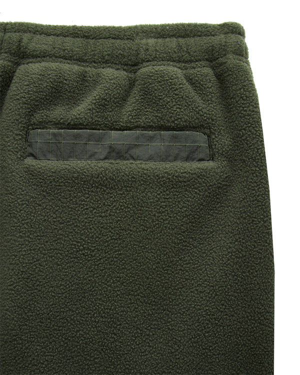 Vander Polar Fleece Pants Black Forest Green