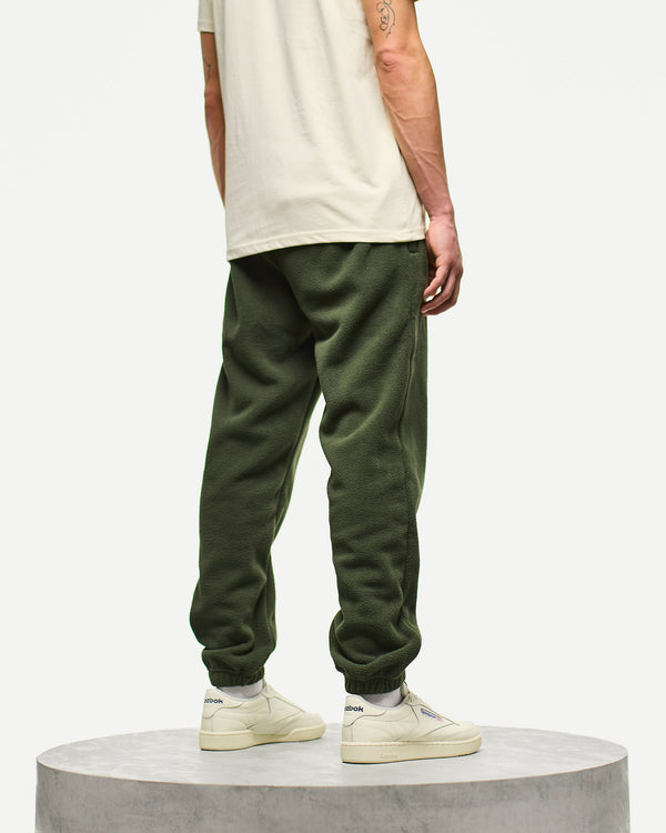 Vander Polar Fleece Pants Black Forest Green