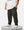 Große Größen - Eldon Relaxed Hose Schwarz/Waldgrün