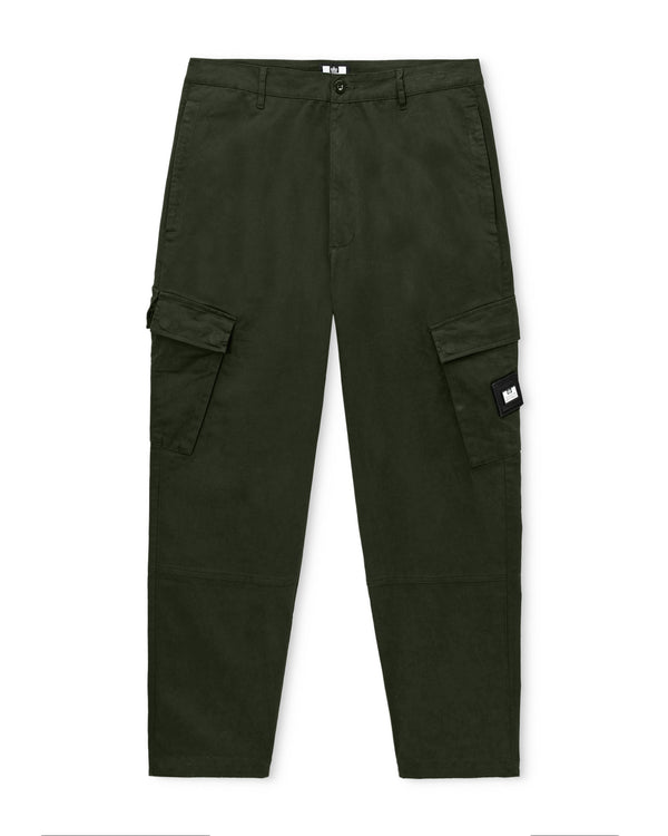 Große Größen - Eldon Relaxed Hose Schwarz/Waldgrün