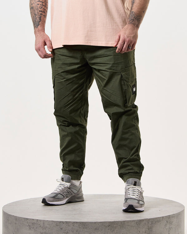Pianemo Cargo Pants Dark Green - Plus Size