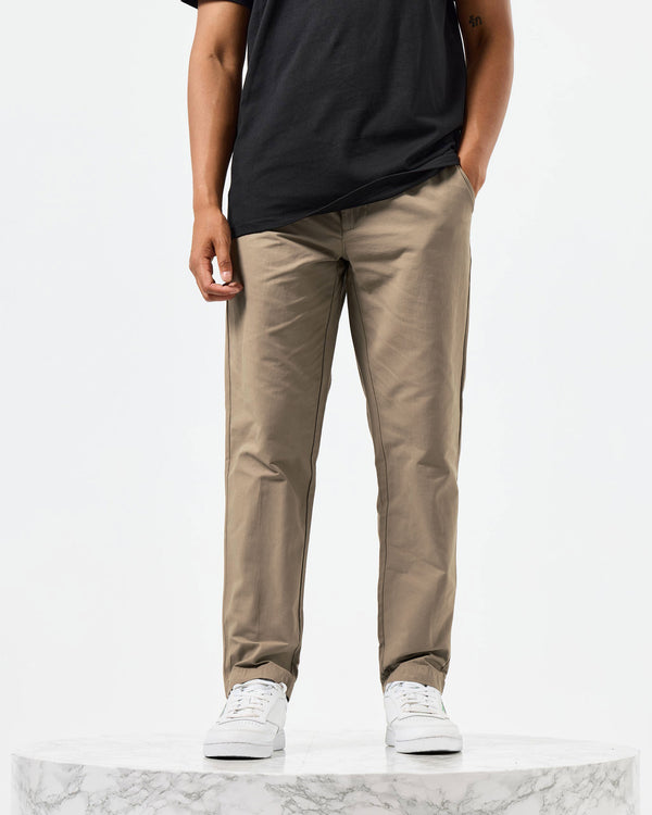 Talabot Relaxed Tailored Pants Mocha Brown