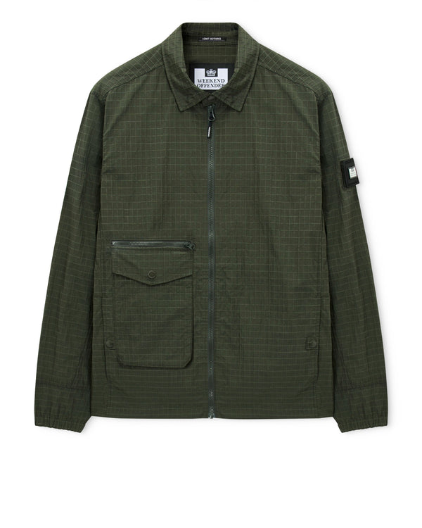 Vinnie Over-Shirt Black Forest Green