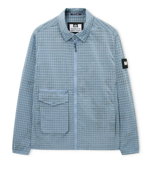 Plus Size - Vinnie Over-Shirt Peruvian Blue