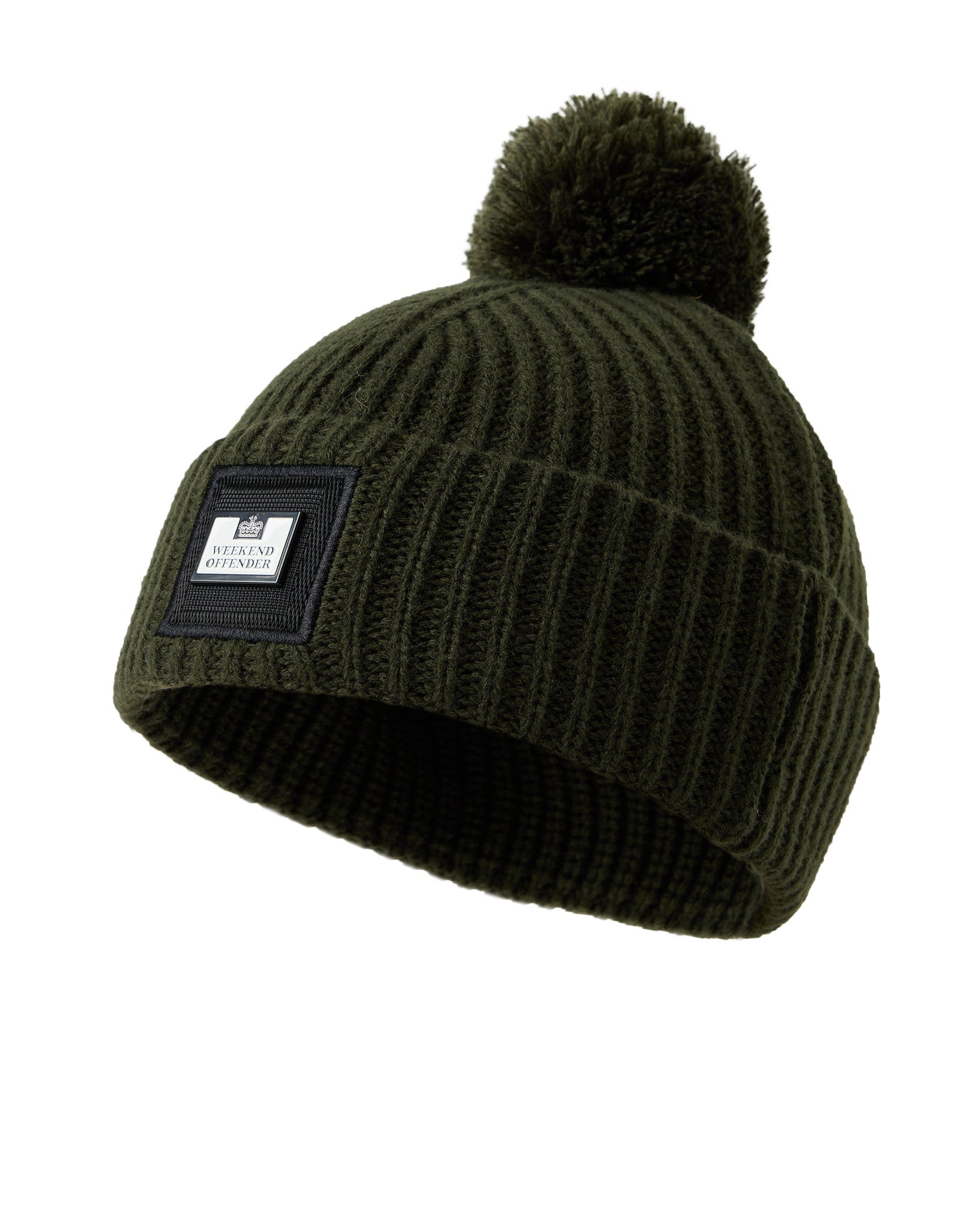 Georgetown Bobble Hat Dark Green