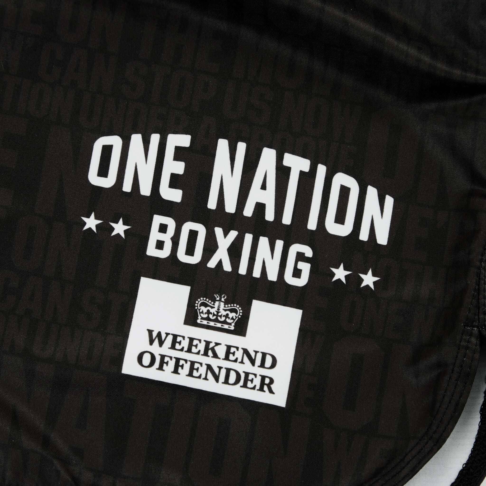 One Nation Rashguard and Shorts Set Black