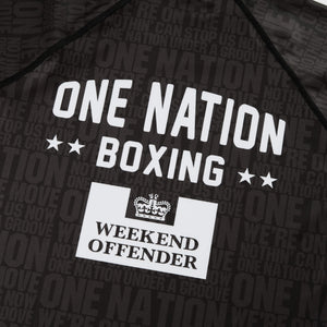 One Nation Rashguard and Shorts Set Black