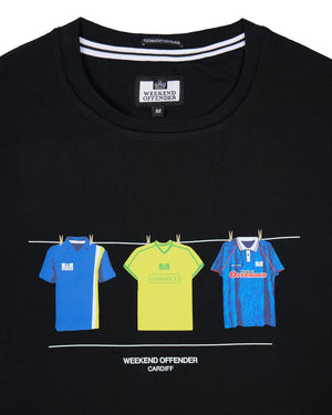 Kids Cardiff Shirts T-Shirt  Black