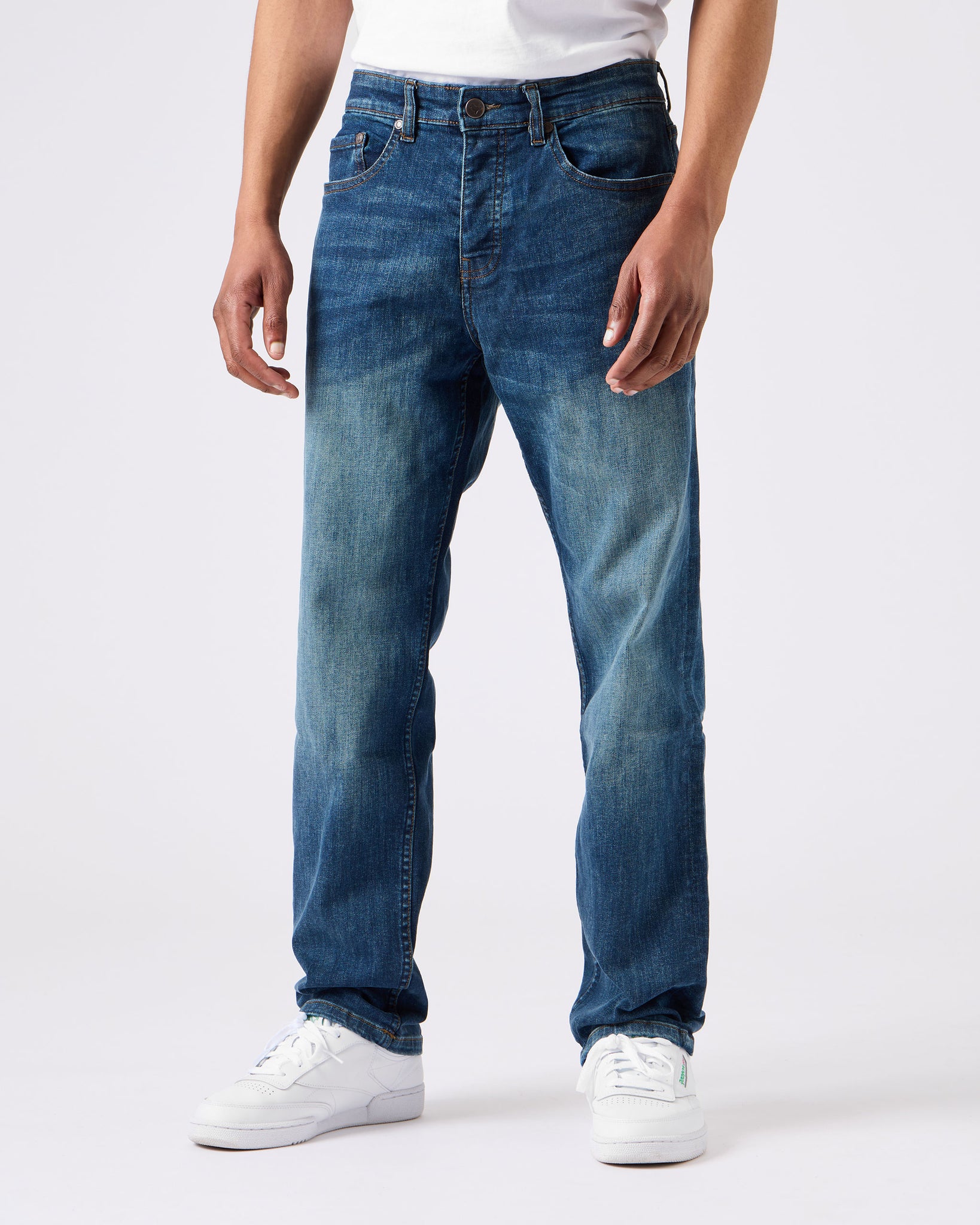 444 Easy Washed Vintage Denim Jeans