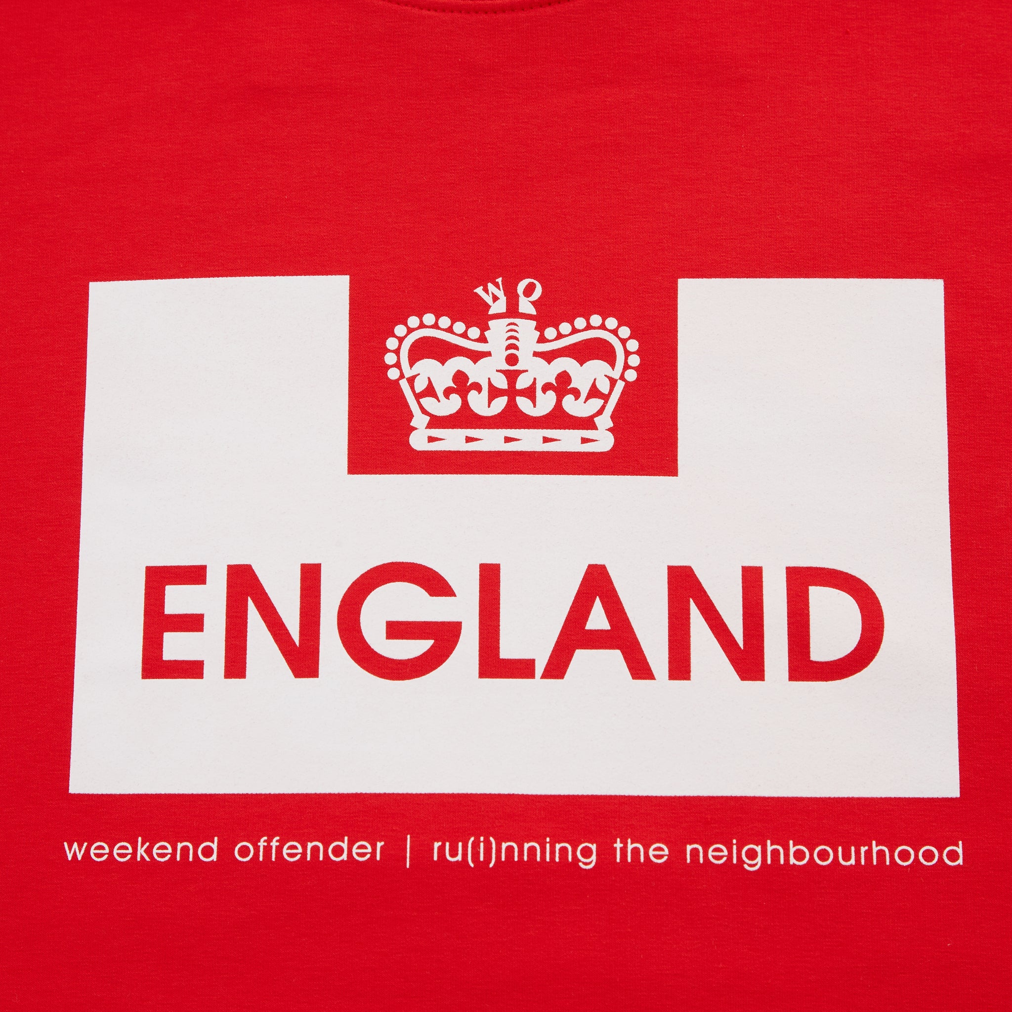 Euro Series England Sweatshirt Chilli