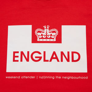 Euro Series England Sweatshirt Chilli