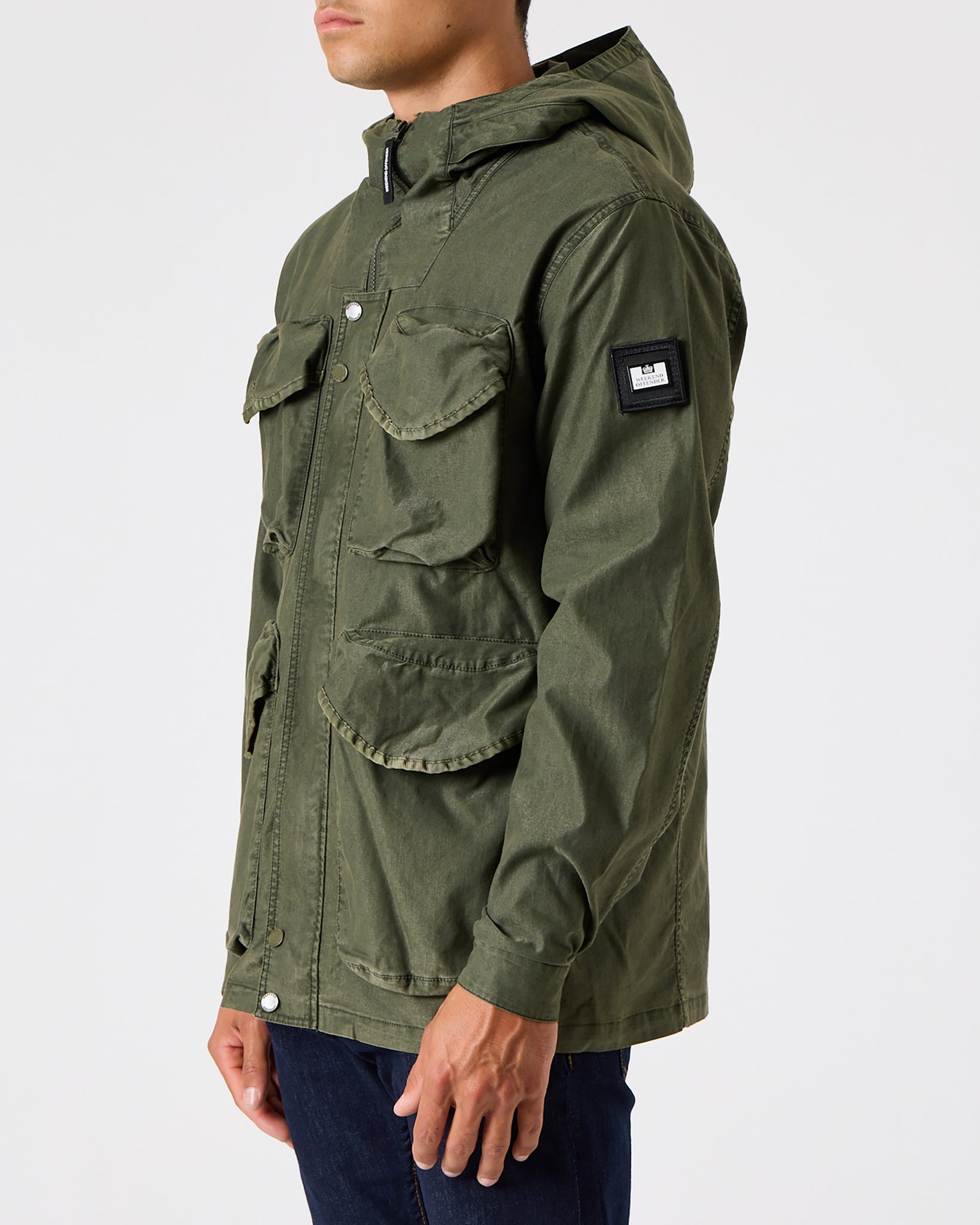 Cotoca Garment Dye Jacket Dark Green