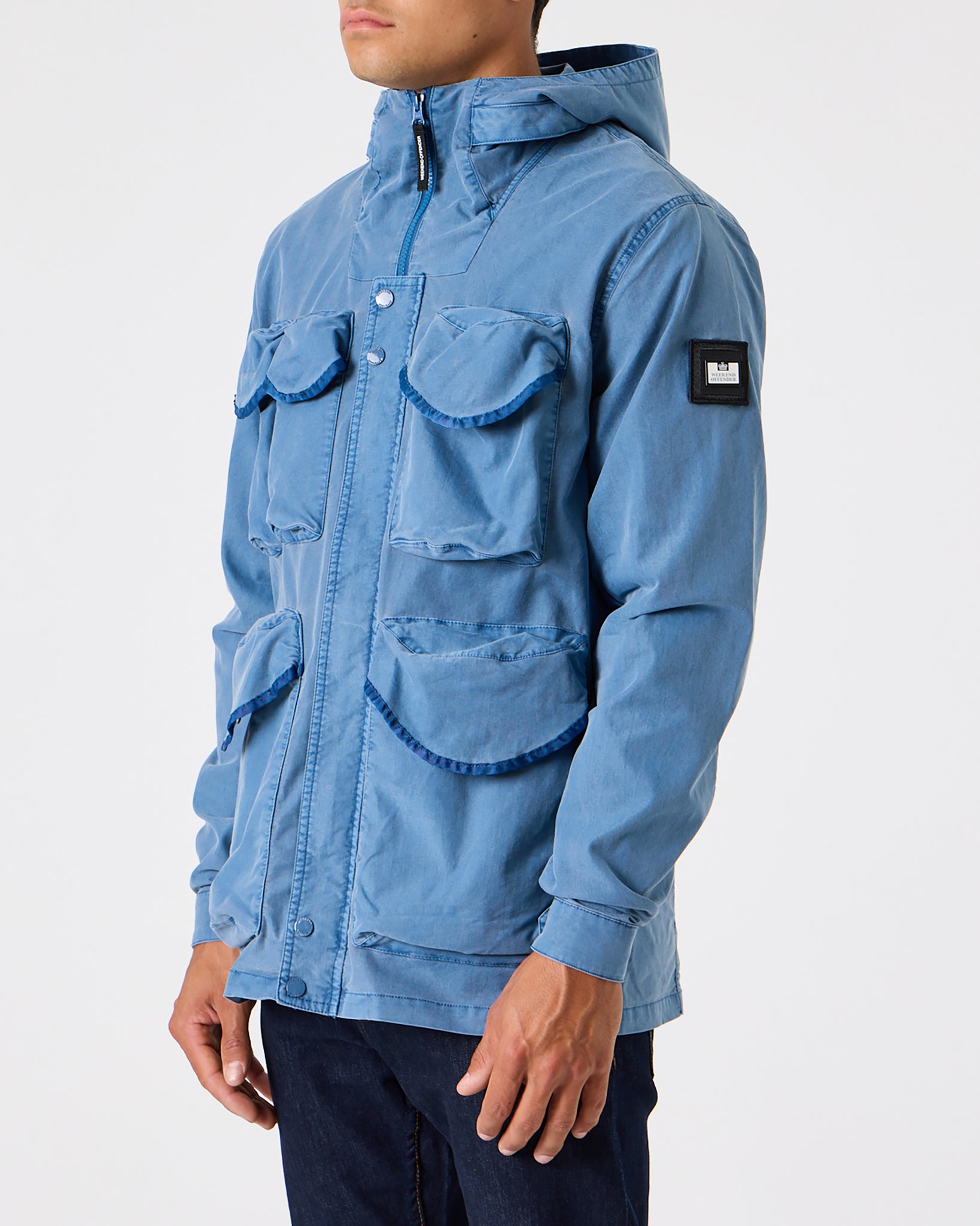 Cotoca Garment Dye Jacket Deep Blue