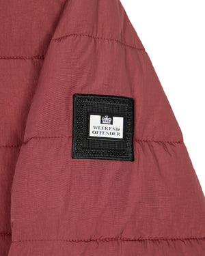 La Guardia Puffer Jacket Oxblood