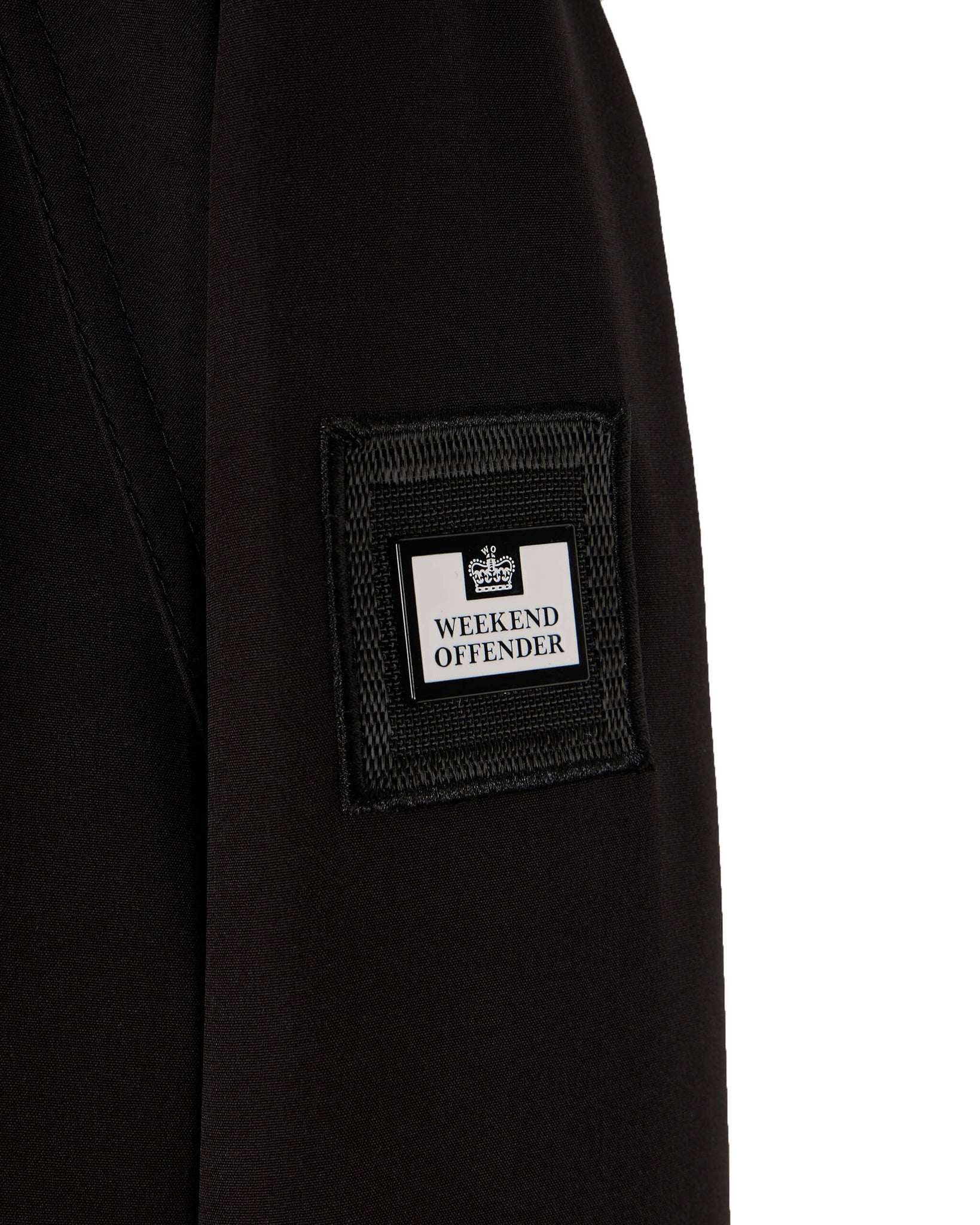 Stipe Shell Jacket Black