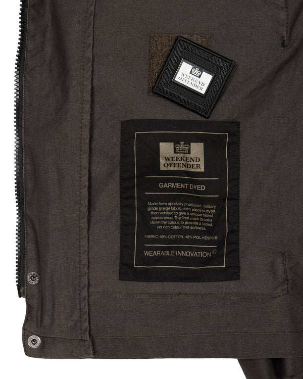 Cotoca Garment Dye Jacket Anthracite