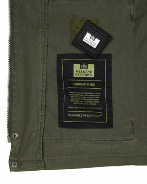 Cotoca Garment Dye Jacket Dark Green