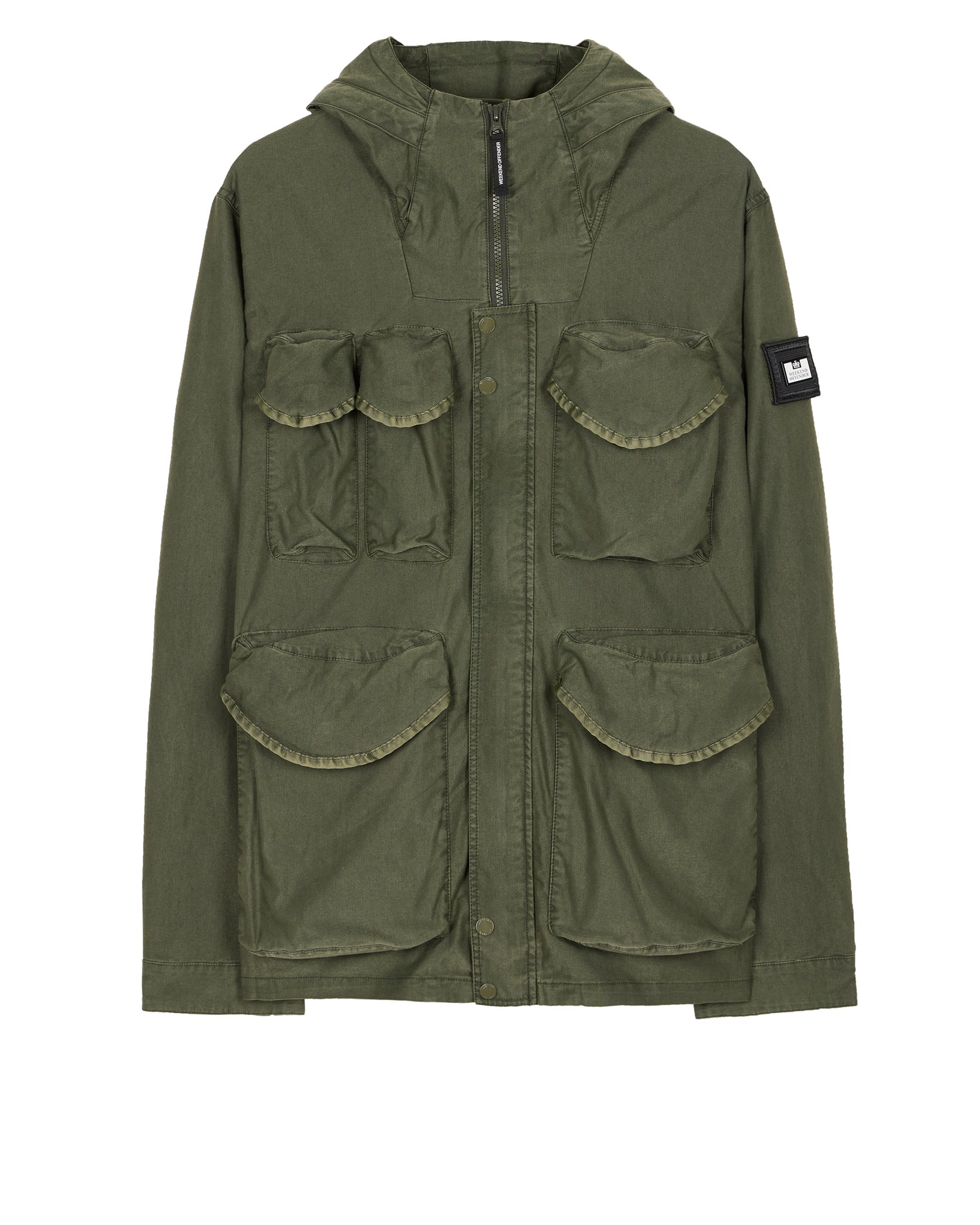 Cotoca Garment Dye Jacket Dark Green